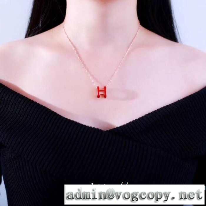 4色可選 ネックレス 人気のブランドのアイテム2019 毎シーズン活躍する  エルメス HERMES