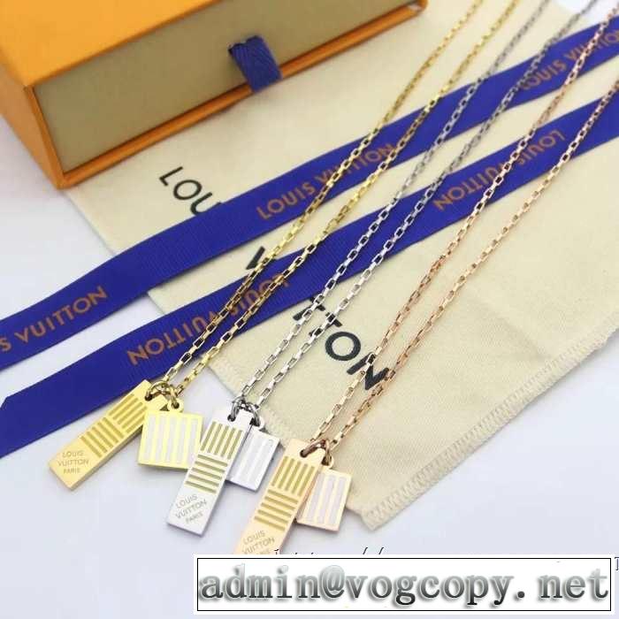 ルイ ヴィトン LOUIS VUITTON ネックレス 3色可選 春夏の流行り2019新品 お洒落トレンド人気