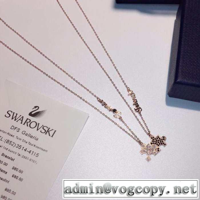 スワロフスキー SWAROVSKI ネックレス 2色可選 2019春夏も引き続きトレンド 今年春夏ファション流行り