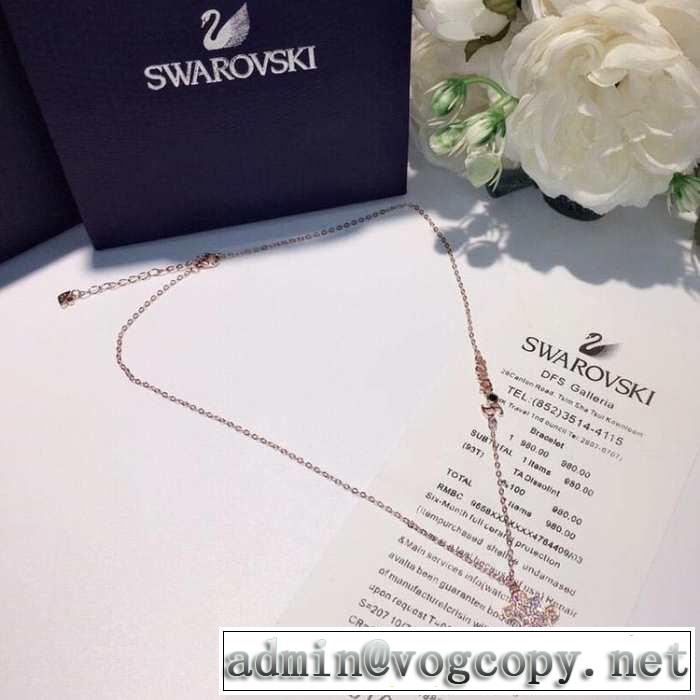 スワロフスキー SWAROVSKI ネックレス 2色可選 2019春夏も引き続きトレンド 今年春夏ファション流行り