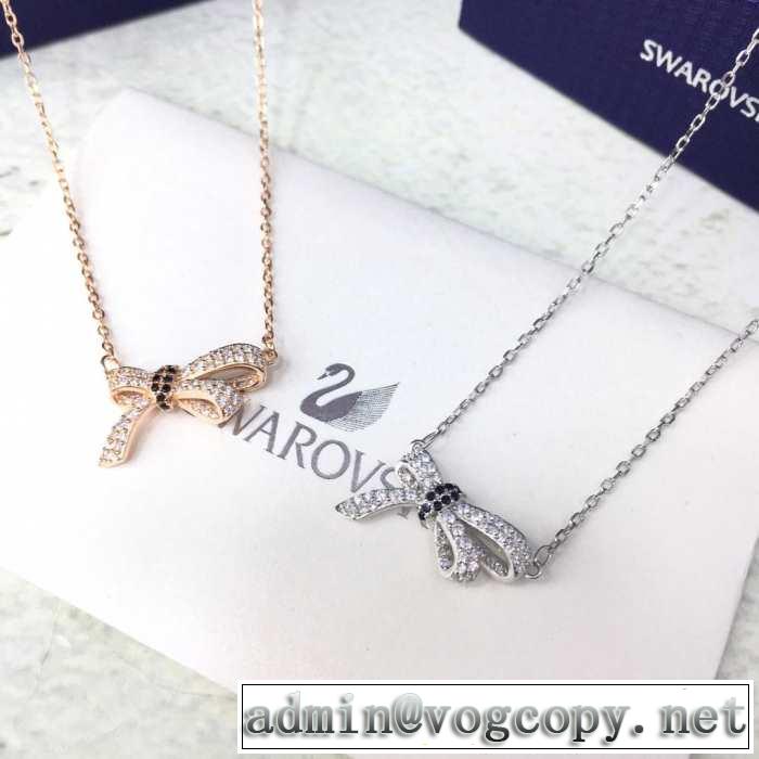 ネックレス 2色可選 【2019春夏】最新コレクション 春夏！大人カジュアル スワロフスキー SWAROVSKI