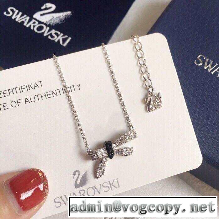 ネックレス 2色可選 【2019春夏】最新コレクション 春夏！大人カジュアル スワロフスキー SWAROVSKI