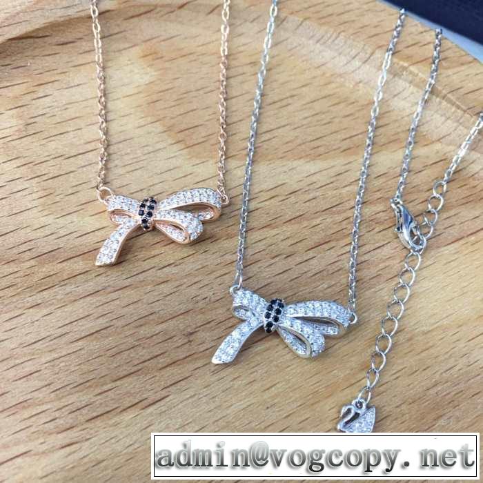 ネックレス 2色可選 【2019春夏】最新コレクション 春夏！大人カジュアル スワロフスキー SWAROVSKI