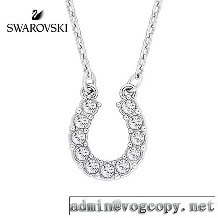 オシャレ印象で人気の高い 2019春夏は人気定番 スワロフスキー SWAROVSKI ネックレス 2色可選