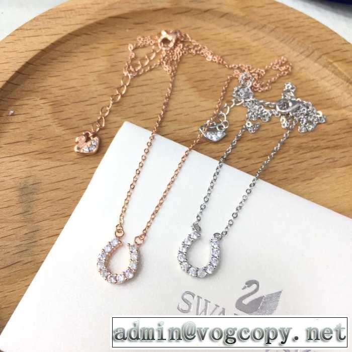 オシャレ印象で人気の高い 2019春夏は人気定番 スワロフスキー SWAROVSKI ネックレス 2色可選