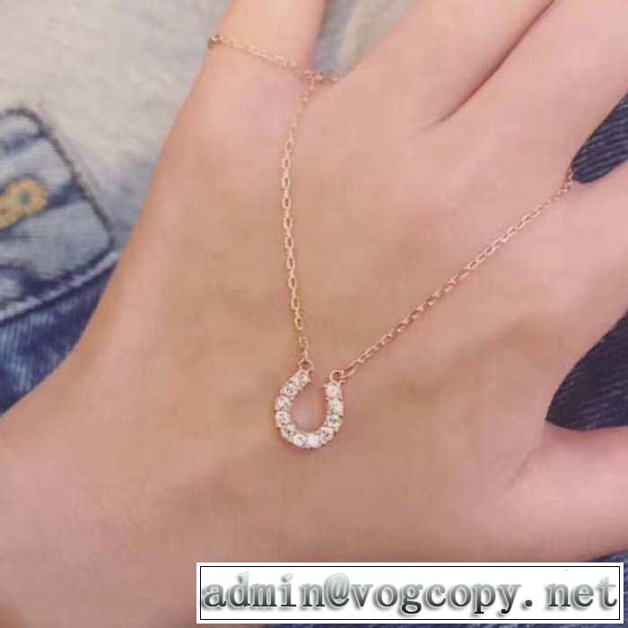 オシャレ印象で人気の高い 2019春夏は人気定番 スワロフスキー SWAROVSKI ネックレス 2色可選