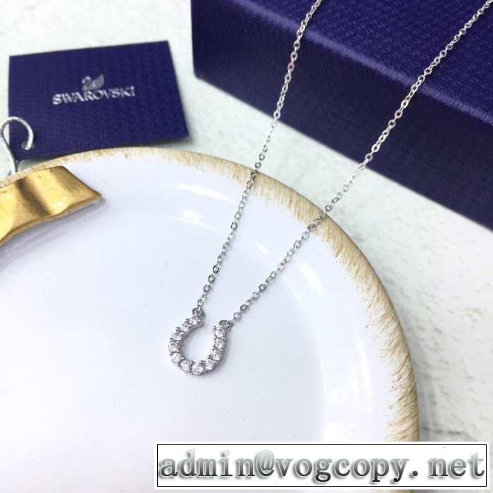 オシャレ印象で人気の高い 2019春夏は人気定番 スワロフスキー SWAROVSKI ネックレス 2色可選