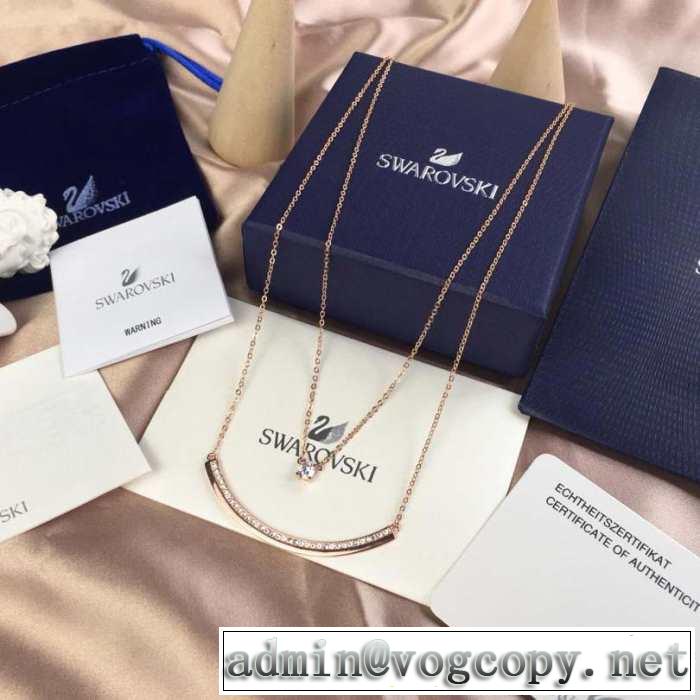 ネックレス 夏に良く似合うちょっと新品 おしゃれな夏ファッション2019 スワロフスキー SWAROVSKI