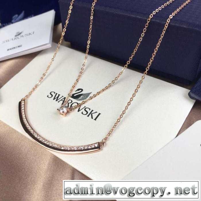 ネックレス 夏に良く似合うちょっと新品 おしゃれな夏ファッション2019 スワロフスキー SWAROVSKI