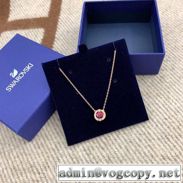 今流行りの最新コレクション 2019春夏のトレンド新商品 スワロフスキー SWAROVSKI ネックレス 3色可選