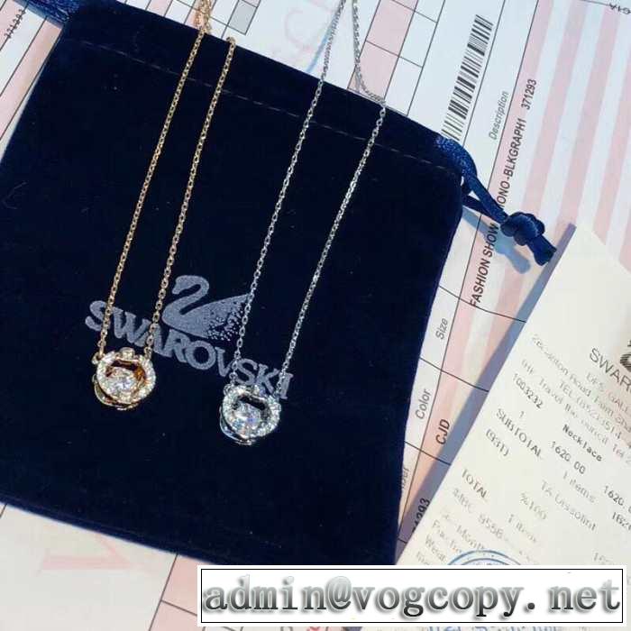 2色可選 ネックレス 2019年の春夏に着たい る春夏おすすめの人気商品 スワロフスキー SWAROVSKI