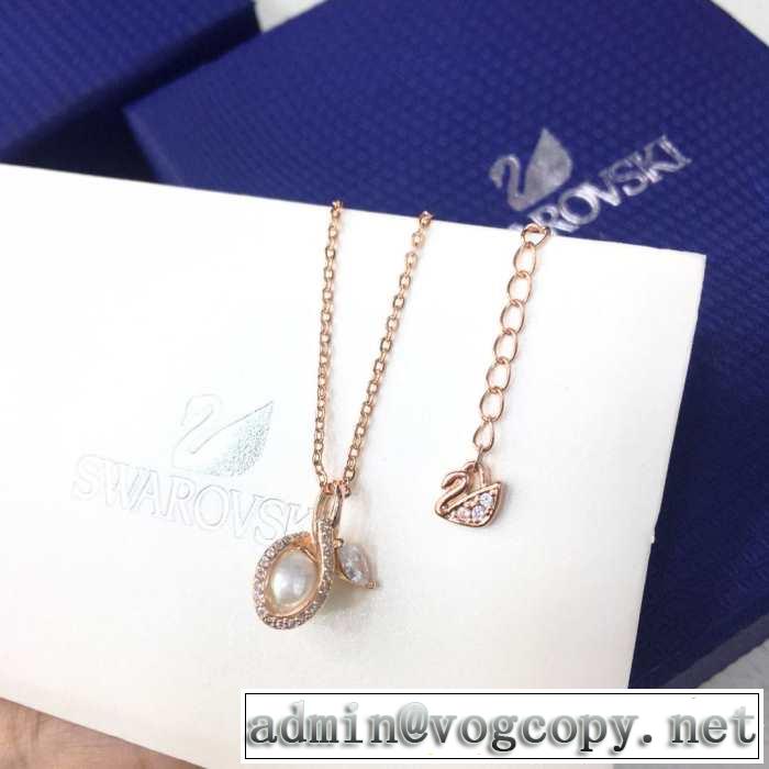 春夏らしい爽やかさ スワロフスキー SWAROVSKI ネックレス 2色可選 【2019春夏】最新コレクショ