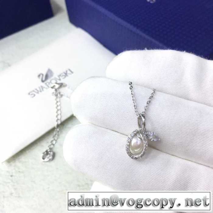 春夏らしい爽やかさ スワロフスキー SWAROVSKI ネックレス 2色可選 【2019春夏】最新コレクショ