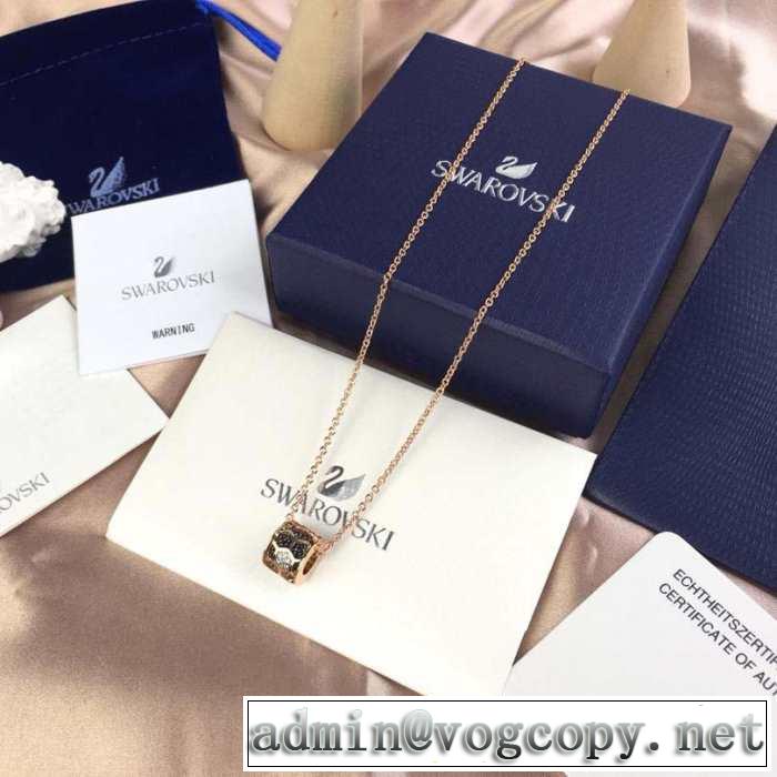 今シーズン人気のアイテム 2色可選 スワロフスキー SWAROVSKI ネックレス 2019春夏も引き続きトレンド