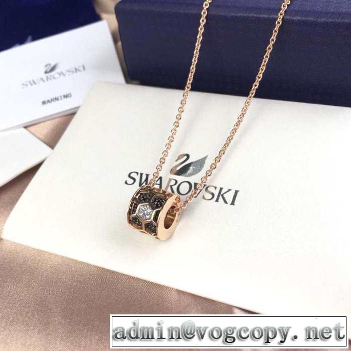 今シーズン人気のアイテム 2色可選 スワロフスキー SWAROVSKI ネックレス 2019春夏も引き続きトレンド
