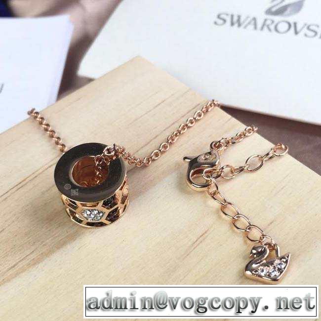 今シーズン人気のアイテム 2色可選 スワロフスキー SWAROVSKI ネックレス 2019春夏も引き続きトレンド