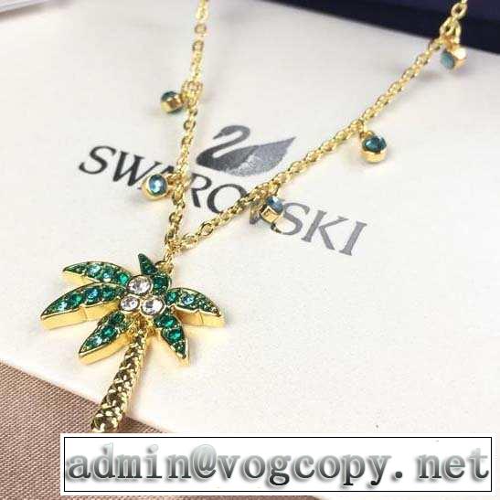 スワロフスキー SWAROVSKI ネックレス 春夏！大人カジュアル  2019春夏トレンドアイテム