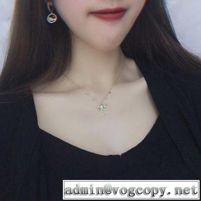 スワロフスキー SWAROVSKI ネックレス 春夏！大人カジュアル  2019春夏トレンドアイテム