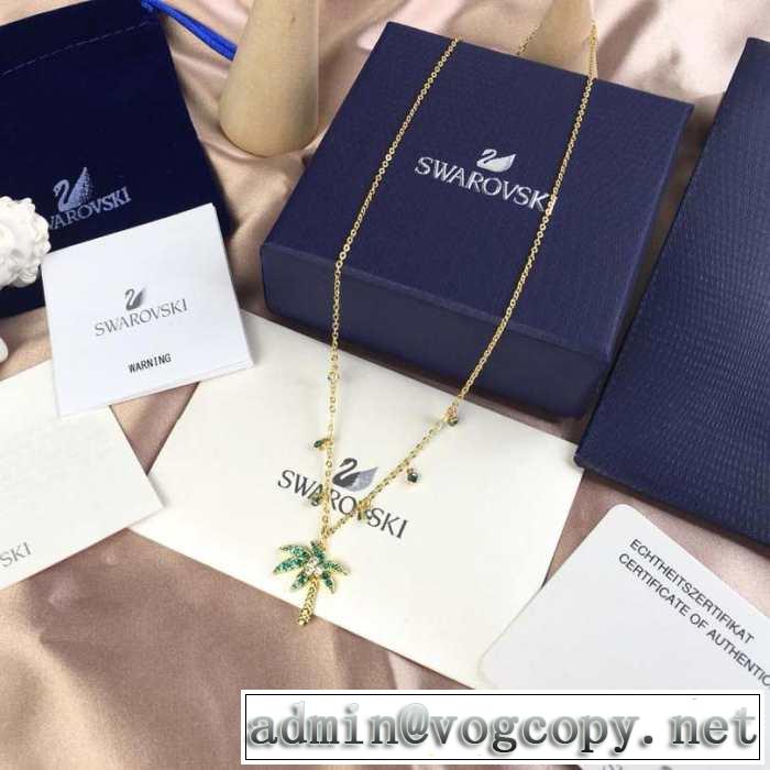 スワロフスキー SWAROVSKI ネックレス 春夏！大人カジュアル  2019春夏トレンドアイテム