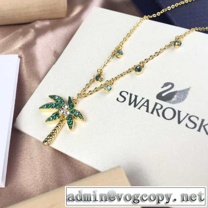 スワロフスキー SWAROVSKI ネックレス 春夏！大人カジュアル  2019春夏トレンドアイテム