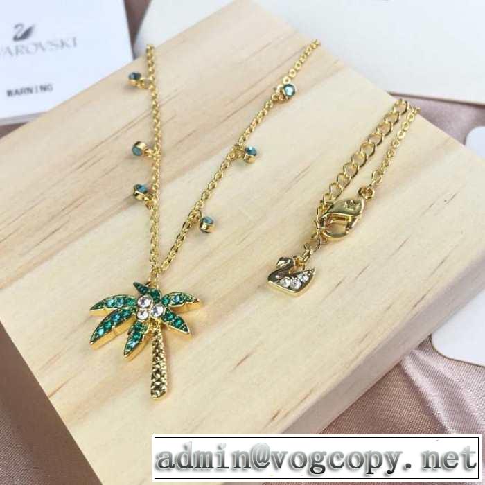 スワロフスキー SWAROVSKI ネックレス 春夏！大人カジュアル  2019春夏トレンドアイテム