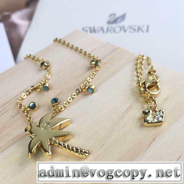 スワロフスキー SWAROVSKI ネックレス 春夏！大人カジュアル  2019春夏トレンドアイテム