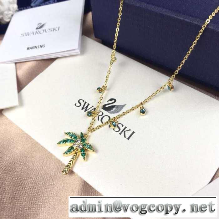 スワロフスキー SWAROVSKI ネックレス 春夏！大人カジュアル  2019春夏トレンドアイテム