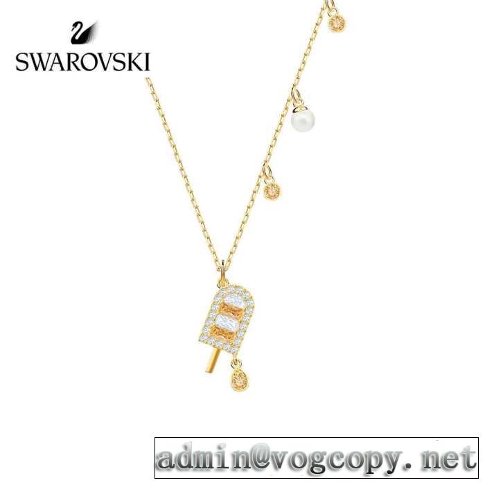 スワロフスキー SWAROVSKI ネックレス 大人カジュアル夏ファッション2019 夏先に大活躍する