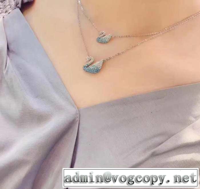 春夏シンプルファッションでOK！ スワロフスキー SWAROVSKI ネックレス 2色可選 2019夏ファション新品
