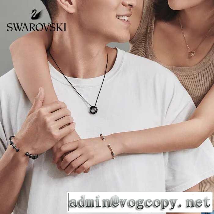 男女兼用 2色可選 今年春夏ファション流行り 2019夏ファション新品 スワロフスキー SWAROVSKI ネックレス