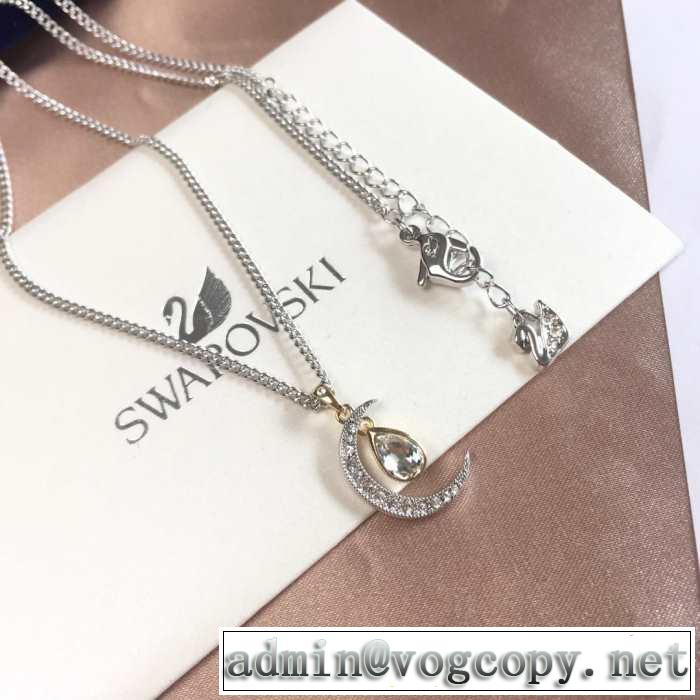 スワロフスキー SWAROVSKI ネックレス 大人カジュアル夏ファッション2019 主張性もカジュアルさ