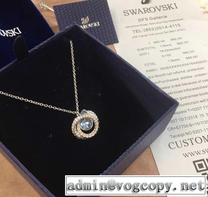 2019年春夏流行ファッション 大人の可愛さを引き立て スワロフスキー SWAROVSKI ネックレス