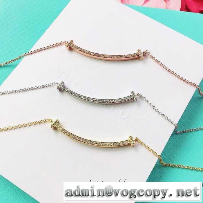 2019春夏トレンドカラー ティファニー Tiffany&Co ネックレス 3色可選 人気ファッション雑誌でも掲載