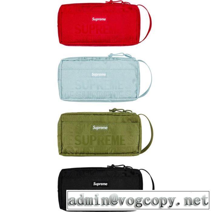 2019春夏は人気定番 SUPREME Organizer Pouch 活躍のバッグ 4色可選 今流行のストリート上品