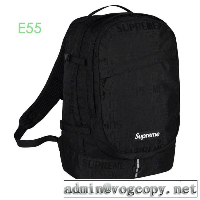3色可選 おしゃれでおすすめ今季トレンド supreme 19AW  Backpack  リュック、バックパック オシャレスタイルが今年流