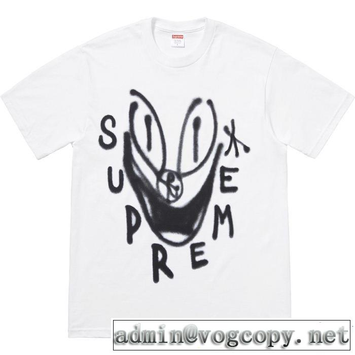 シュプリームSUPREMEリラックススタイルが実現  Tシャツ/ティーシャツ 2色可選 2019年春夏流行ファッション