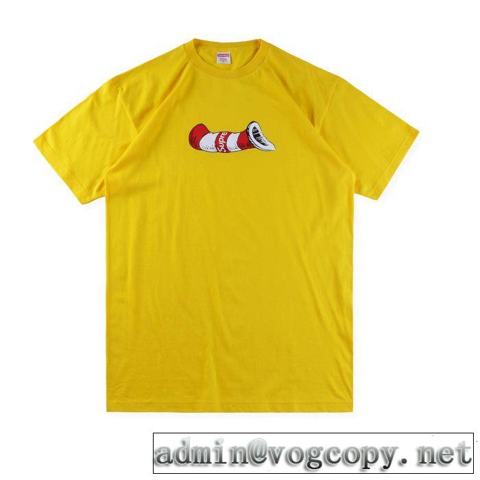 抜け感のある夏着物  Tシャツ/ティーシャツ 2色可選 2019春夏も引き続きトレンド シュプリームSUPREME