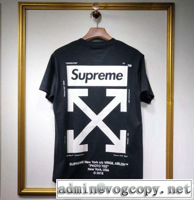 今シーズン人気のアイテム シュプリームSUPREME Tシャツ/ティーシャツ 4色可選 2019春夏の大注目トレンド