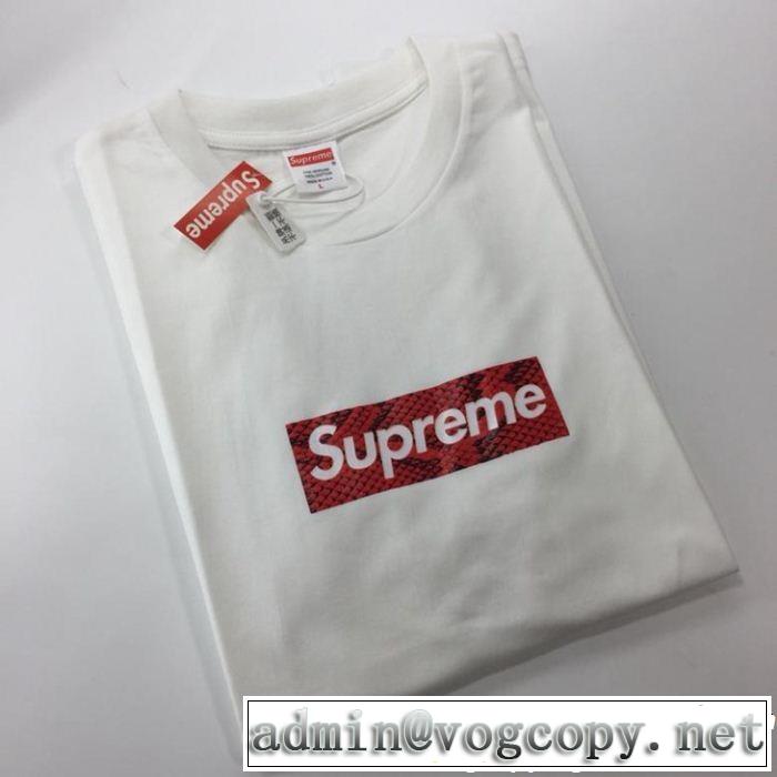 3色可選 【2019年】夏のファッション オシャレ上級者に シュプリーム SUPREME 半袖Tシャツ