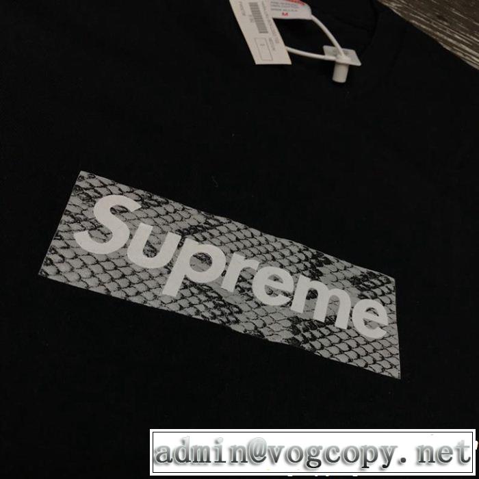 3色可選 【2019年】夏のファッション オシャレ上級者に シュプリーム SUPREME 半袖Tシャツ
