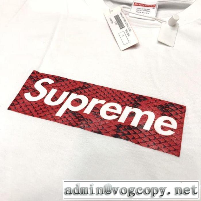 3色可選 【2019年】夏のファッション オシャレ上級者に シュプリーム SUPREME 半袖Tシャツ
