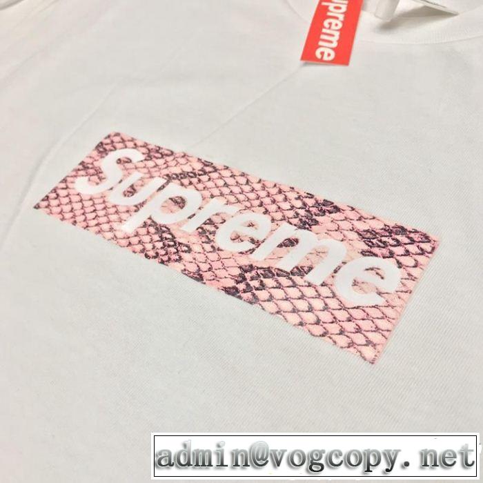 3色可選 【2019年】夏のファッション オシャレ上級者に シュプリーム SUPREME 半袖Tシャツ
