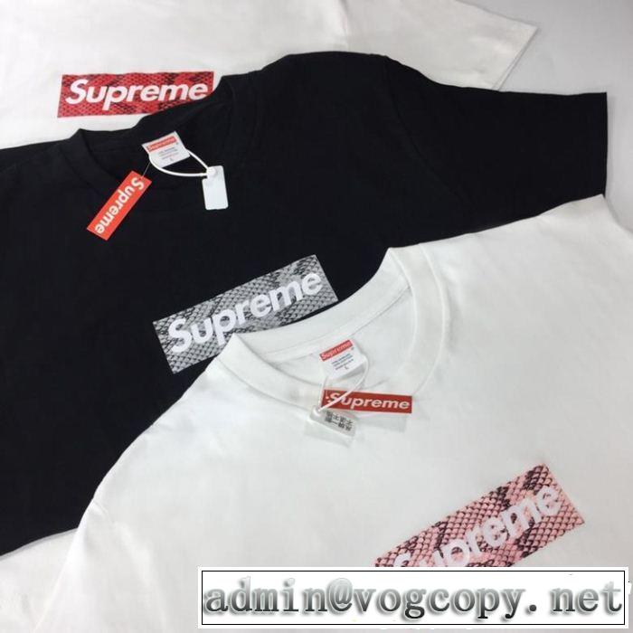 3色可選 【2019年】夏のファッション オシャレ上級者に シュプリーム SUPREME 半袖Tシャツ