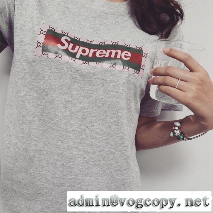 2019SSのトレンド商品 おしゃれデザインも大人気 シュプリーム SUPREME 半袖Tシャツ 3色可選