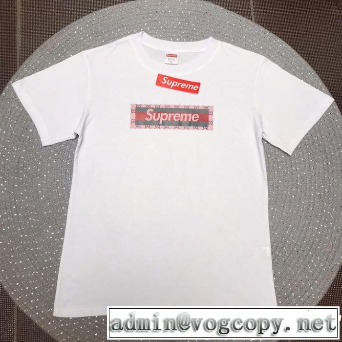 2019SSのトレンド商品 おしゃれデザインも大人気 シュプリーム SUPREME 半袖Tシャツ 3色可選