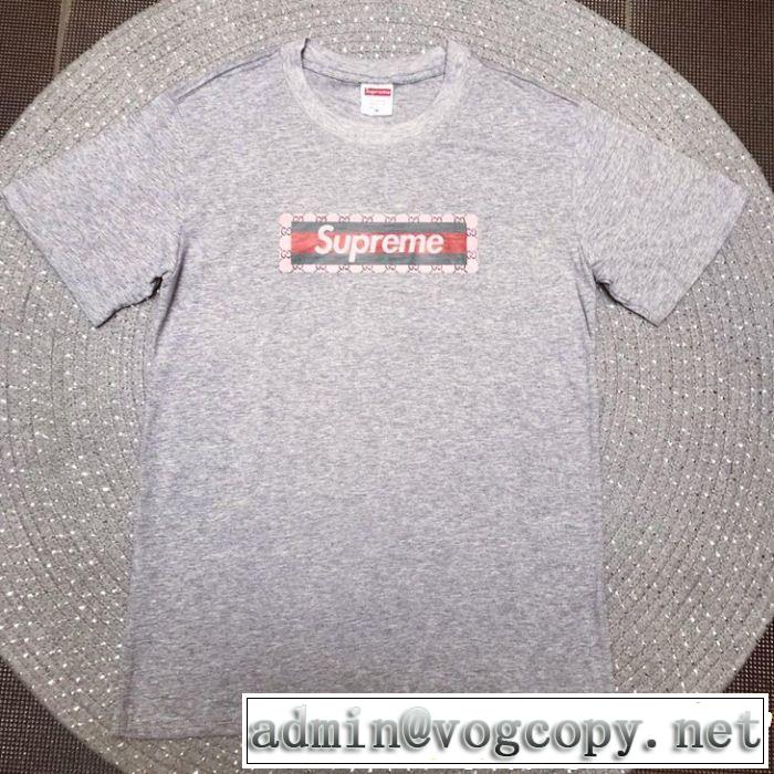 2019SSのトレンド商品 おしゃれデザインも大人気 シュプリーム SUPREME 半袖Tシャツ 3色可選