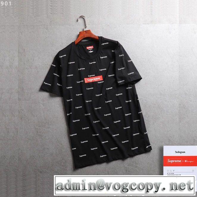 シュプリーム SUPREME 半袖Tシャツ 3色可選 2019春夏のトレンド新商品 きちんと感が抜群