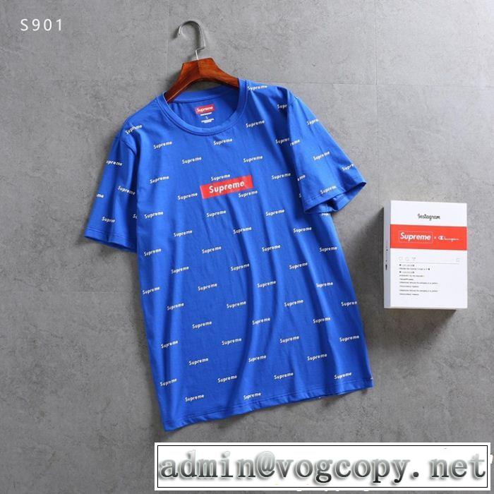 シュプリーム SUPREME 半袖Tシャツ 3色可選 2019春夏のトレンド新商品 きちんと感が抜群