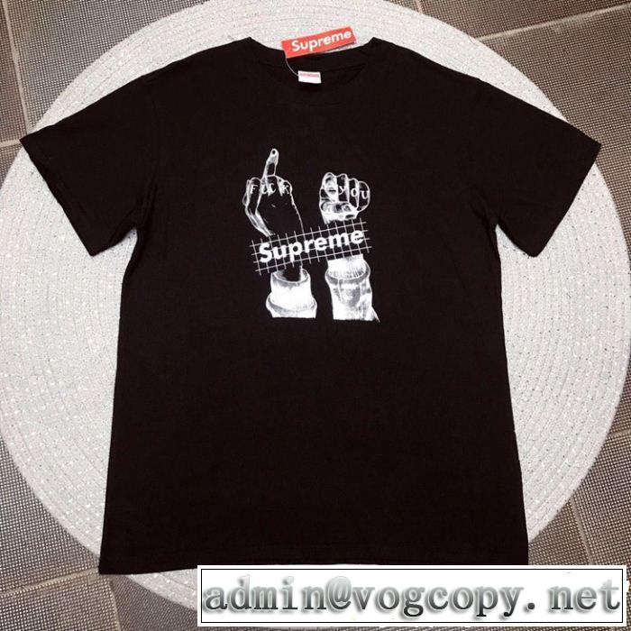 SUPREME 半袖Tシャツ 3色可選 2019春夏の大注目トレンド オシャレ印象で人気の高い シュプリーム
