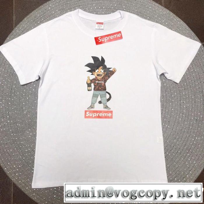 3色可選 2019春夏も引き続きトレンド きれいめ派に上質 シュプリーム SUPREME 半袖Tシャツ